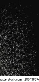 Abstrakte Low-Polygon-Mesh-Farbe Generative Art-Hintergrund-Illustration