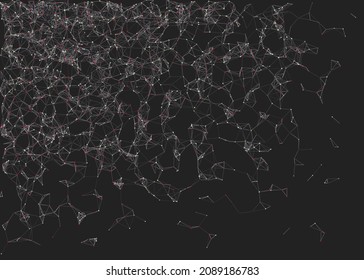 Abstract Low Polygon Mesh color Generative Art background illustration