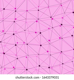 Abstract Low Polygon Mesh Generative Art background illustration