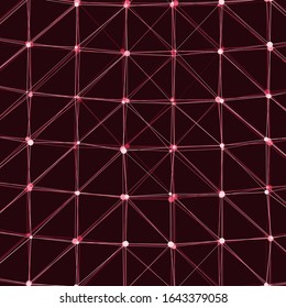 Abstract Low Polygon Mesh Generative Art background illustration