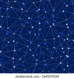 Ilustración de fondo de malla generativa de malla de polígono baja abstracta