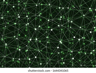 Abstract Low Polygon Mesh Generative Art background illustration