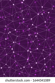 Abstract Low Polygon Mesh Generative Art background illustration