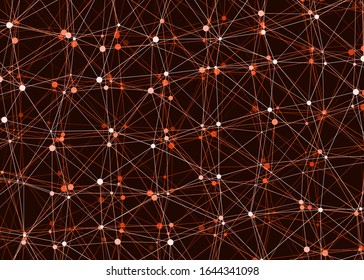 Abstract Low Polygon Mesh Generative Art background illustration