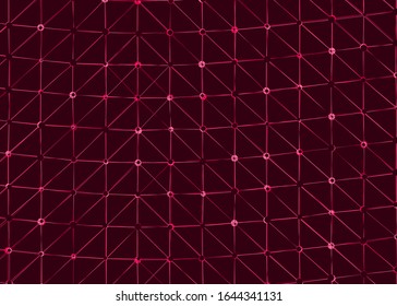 Abstract Low Polygon Mesh Generative Art background illustration