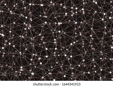 Abstract Low Polygon Mesh Generative Art background illustration