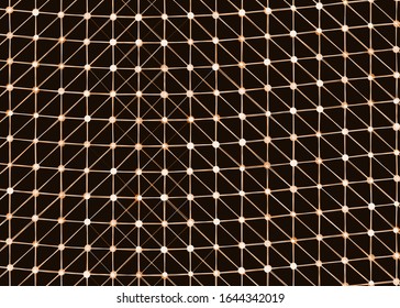 Abstract Low Polygon Mesh Generative Art background illustration
