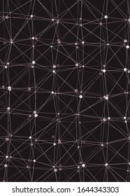 Abstract Low Polygon Mesh Generative Art background illustration