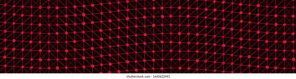 Abstract Low Polygon Mesh Generative Art background illustration