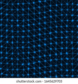 Abstract Low Polygon Mesh Generative Art background illustration