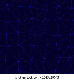 Abstrakte Low-Polygon-Mesh Generative Art-Hintergrund-Illustration