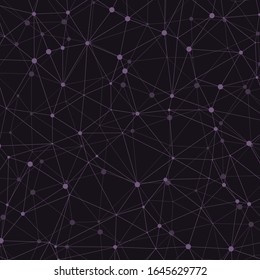 Abstract Low Polygon Mesh Generative Art background illustration