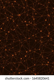 Abstract Low Polygon Mesh Generative Art background illustration