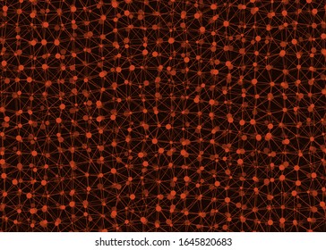 Abstract Low Polygon Mesh Generative Art background illustration