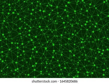 Abstract Low Polygon Mesh Generative Art background illustration
