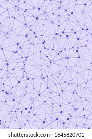 Abstract Low Polygon Mesh Generative Art background illustration