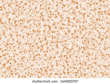 Abstract Low Polygon Mesh Generative Art background illustration