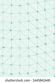 Abstract Low Polygon Mesh Generative Art background illustration