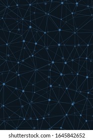Abstract Low Polygon Mesh Generative Art background illustration
