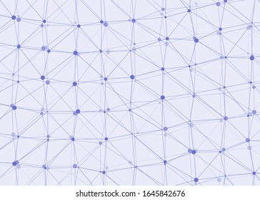 Abstract Low Polygon Mesh Generative Art background illustration