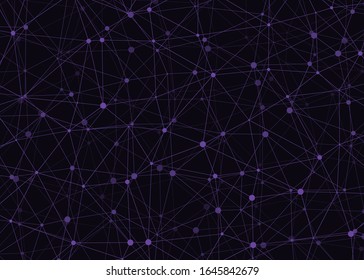 Abstract Low Polygon Mesh Generative Art background illustration