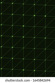 Abstract Low Polygon Mesh Generative Art background illustration