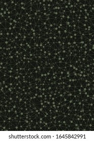 Abstract Low Polygon Mesh Generative Art background illustration