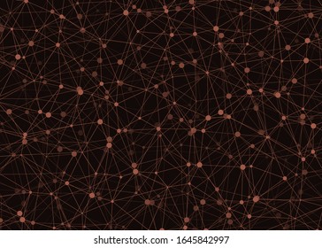 Abstract Low Polygon Mesh Generative Art background illustration