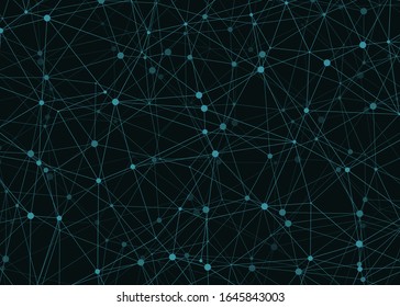 Abstract Low Polygon Mesh Generative Art background illustration