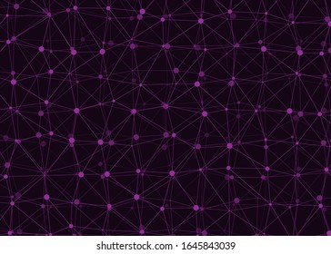 Abstract Low Polygon Mesh Generative Art background illustration