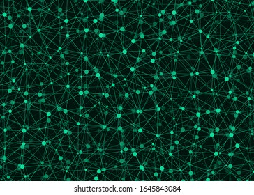 Abstract Low Polygon Mesh Generative Art background illustration