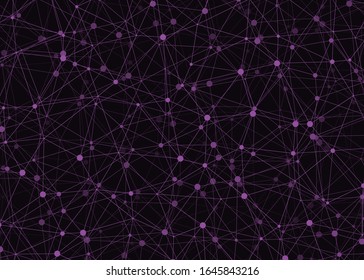 Abstract Low Polygon Mesh Generative Art background illustration