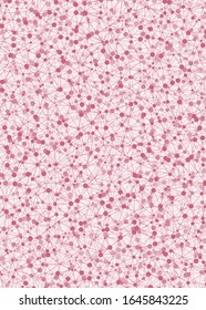 Abstract Low Polygon Mesh Generative Art background illustration