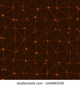 Abstract Low Polygon Mesh Generative Art background illustration