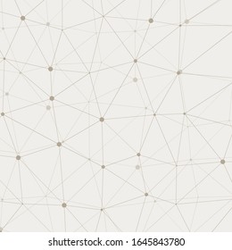 Abstract Low Polygon Mesh Generative Art background illustration