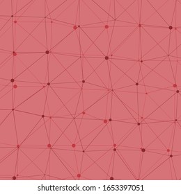 Abstract Low Polygon Mesh Generative Art background illustration