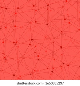 Abstract Low Polygon Mesh Generative Art background illustration