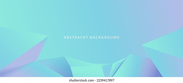 Abstract low polygon pastel mountain. Website, banner and brochure. Vector illustration