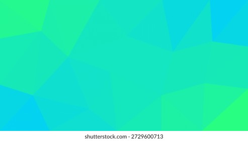 Abstractas Fondo poligonal bajo con colores verdes y turquesas Textura