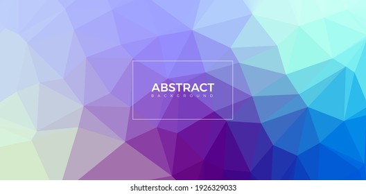 Abstract low polygonal color  vector background template