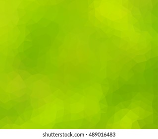 Abstract low polygonal - mosaic, geometry, hexagonal, background in colors of grass, green and it's shades