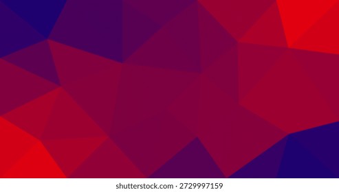 Abstractas Diseño de textura triangular poligonal roja y violeta baja
