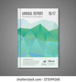 Abstract low polygonal shape background for corporate business annual report book cover brochure flyer poster. Vector eps10