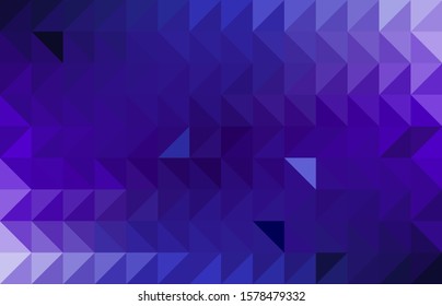 Abstract Lowpoly Background with Purple Gradation