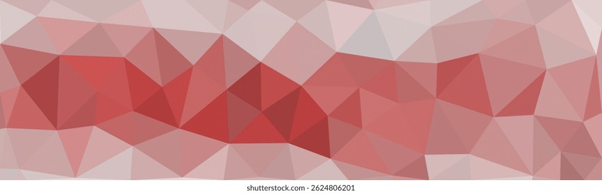 Abstract low-poly background in shades of red and pink, forming a geometric mosaic pattern with a modern, dynamic aesthetic.

