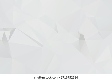 Abstract Lowpoly vector Gray background. Template for style design