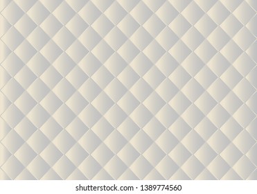 Abstract lozenge metallic background. Geometric glowing rhombus texture. Vector illustration.