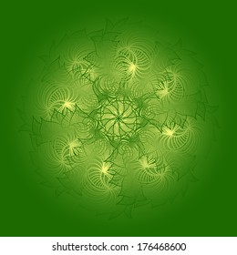 Abstract luminous vector background. 