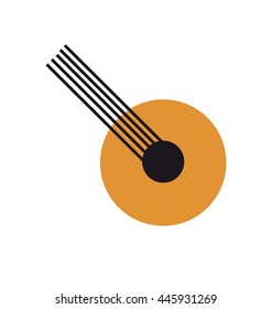 abstract lute