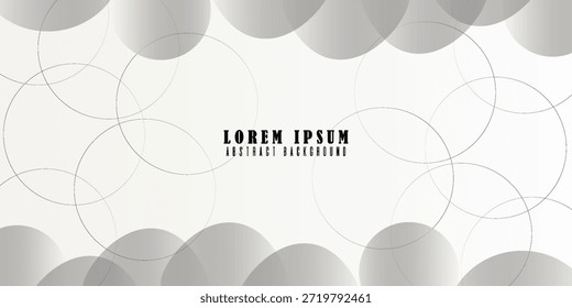 Abstrakter Luxus, der auf grauem Hintergrund überlappt. Poster, Website